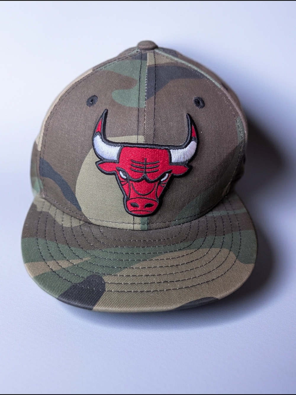 New Era Chicago Bulls NBA 9FIFTY Youth Snapback Hat Cap Camo Black